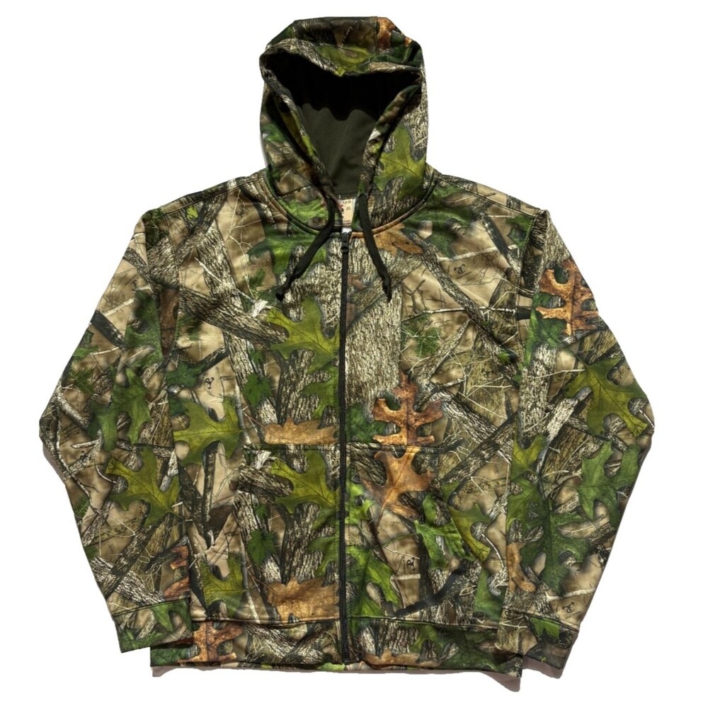 RedHead TrueTimber Camo Full Zip Hoodie Men Small Performance Fleece Hunting